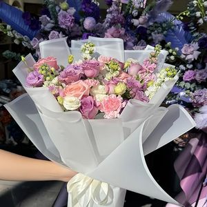 กระดาษลอกลายโปร่งแสงรักษ์โลกสำหรับห่อช่อดอกไม้ – กระดาษบรรจุภัณฑ์ดอกไม้ย่อยสลายได้ทางชีวภาพ - Product Image 1
