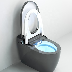 110V/220V Modern Electric Intelligent Smart Wc <strong>Toilet</strong> Bowl Automatic <strong>Black</strong> Smart <strong>Toilet</strong> with Bidet Seat Heating - Product Image 2