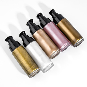 Giao hàng nhanh khoáng dựa trên nhãn hiệu riêng cơ thể ánh sáng lung linh dầu long lanh cơ thể phát sáng chất lỏng <span class=keywords><strong>Highlighter</strong></span> Kem Bronzer & highlighters - Product Image 5