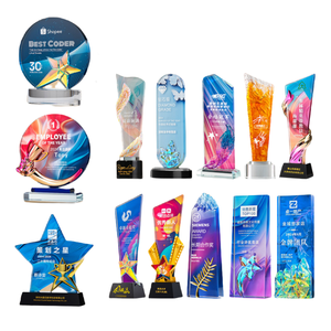 Trophées en cristal K9 uniques OEM ODM, sublimation, grand trophée en cristal <span class=keywords><strong>YouTube</strong></span>, prix de l'excellence - Product Image 4