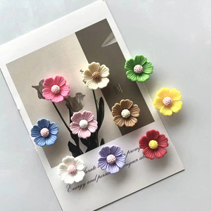 Personalizado impreso refrigerador Pin insignia nevera imán decoración 3D nevera flor imán pizarra imán - Product Image 5