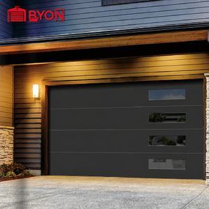 <span class=keywords><strong>Porte</strong></span> de <span class=keywords><strong>garage</strong></span> résidentielle moderne à vue complète, électrique, enroulable, en aluminium et verre noir – <span class=keywords><strong>Prix</strong></span> - Product Image 2