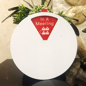 6 Opciones de Letreros para Puertas de Oficina, Letrero Giratorio de Privacidad de 6 Pulgadas para Conferencias - Product Image 2