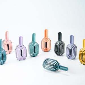 Escova macia colorida para desembaraçar cabelos, pente de alta elasticidade fácil de transportar para couro cabeludo, novo design mais vendido - Product Image 3