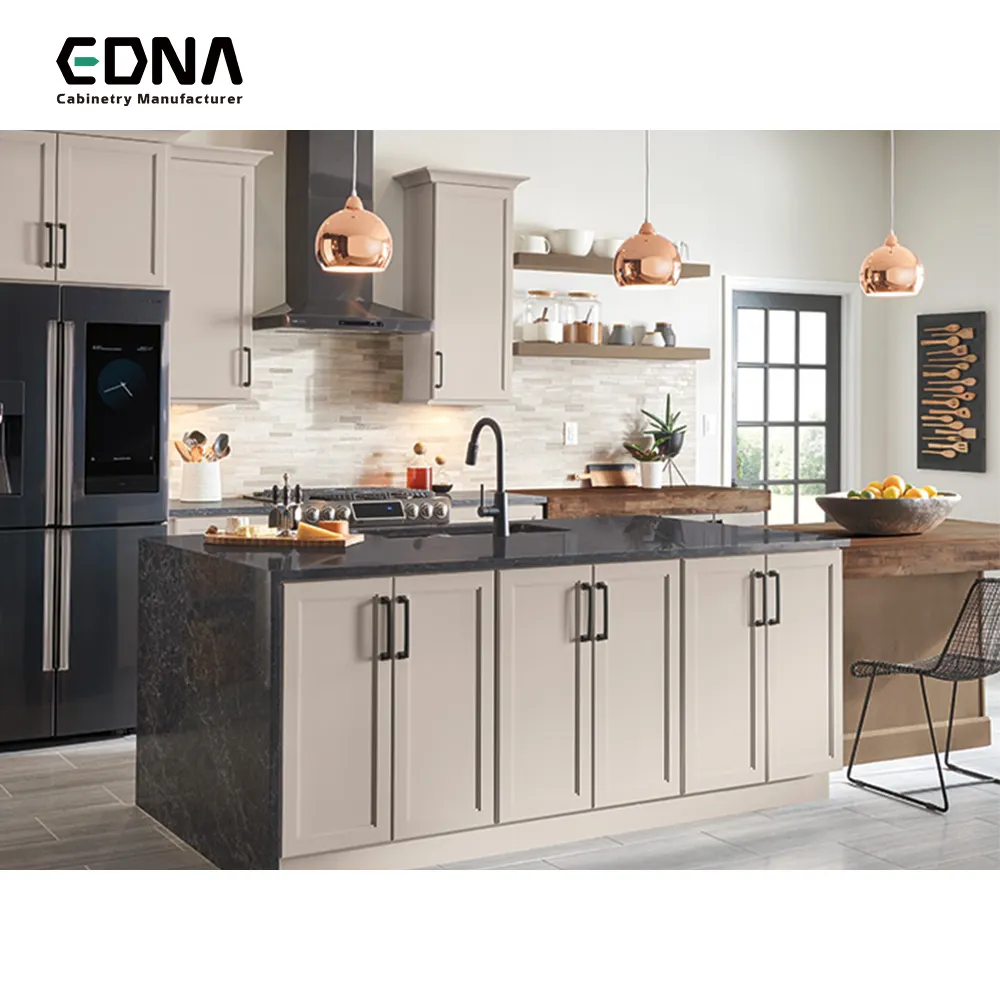 Edna Hadnale Italyan All In One Fertige modulare Küchen inseln in der Küche