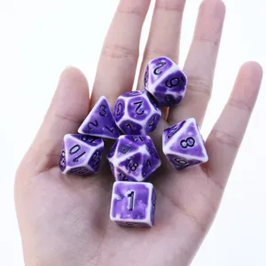 Factory Direct Sale Antique Model Table Game Dice Acrylic Rounded Corner Sets