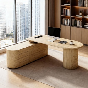 Wesome điều hành sang trọng hình chữ L bàn văn phòng thiết kế cao cấp cho sự thoải mái và phong cách - Product Image 5