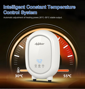 Calentador de Agua Eléctrico Instantáneo OEM Ultra Delgado de Pared con Pantalla LED y Temperatura Constante - Product Image 2