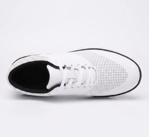 Chaussures de golf en cuir microfibre imperméables antidérapantes avec amorti longue durée, personnalisables en usine (OEM), idéales pour l'été et l'automne - Product Image 5