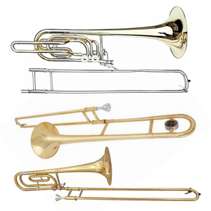 Trombón Alto Profesional de Latón con Llave Bb, Venta al por Mayor Directa de Fábrica China, Económico y Personalizado - Product Image 1