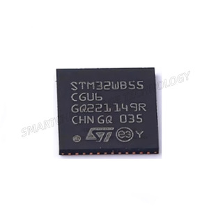 บรรจุภัณฑ์เดิมใหม่เอี่ยม STM32WB55CGU6 UFQFPN-48 ARM Cortex M0+ ARM Cortex M4 ชิปไร้สายแบบดูอัลคอร์ MCU - Product Image 3