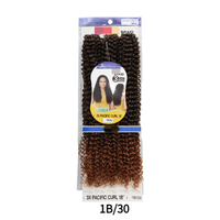 En stock Freetress 3X Pacific Curl Spring Ripple Passion Twist Curly Deep Water Wave GoGo Curl Extensions de cheveux tressés au crochet