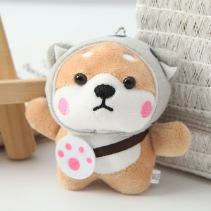 Vente d'usine 10cm Corgi chien porte-clés pendentif chiot chien en peluche poupée sac d'école pendentif <span class=keywords><strong>Shiba</strong></span> <span class=keywords><strong>Inu</strong></span> mignon sac <span class=keywords><strong>à</strong></span> dos poupée porte-clés - Product Image 1