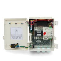 Petit générateur ATS monophasé 220V 380V avec système de commutation de transfert automatique, coffret électrique de distribution d'alimentation