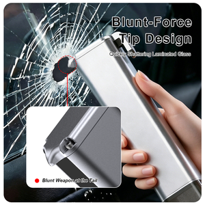 Rompeventanas de Emergencia para Vehículos con Cabezal de Acero de Tungsteno de Tres Etapas, Herramienta Multifuncional de Escape para Automóviles con Cortador de Cinturón de Seguridad - Product Image 5