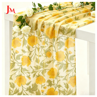 Nouvelle arrivée, tissu en polyester chiffon léger à imprimé floral personnalisé pour robe hijab femme
