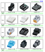 174929/174922 Connecteurs électriques automobiles 4 broches mâle/femelle Adaptateur de contact en cuivre pour faisceau de câbles automatique