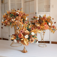 Vase en fer forgé et métal forgé pour décoration de mariage, nouveau Style, Bouquet de roses en soie, boule de jardin, livraison gratuite