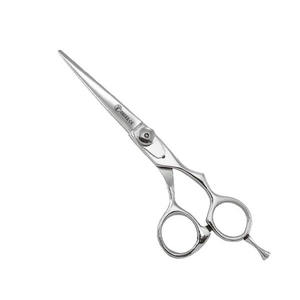 Salon professionnel coiffeur ciseaux de coupe ciseaux de coiffeur en acier inoxydable lame droite tranchante coiffure réglable - Product Image 1