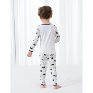 Ensemble de pyjamas pour enfants BambooBud, manches longues, vêtements de nuit doux en viscose de bambou, 2T-6Y, pyjamas unisexes pour tout-petits - Product Image 5