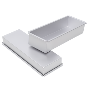 Teglia per <span class=keywords><strong>Pizza</strong></span> Rettangolare Piccola in Lega di Alluminio Più Spessa / Stampo per Cottura <span class=keywords><strong>Pizza</strong></span> Rettangolare Individuale - Product Image 4