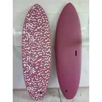 Haute Performance 7ft 48L Noir Étanche IXPE Soft Top Planche De Surf Fin Sac Personnalisable Logo Stratifié À La Chaleur pour L'eau De Mer