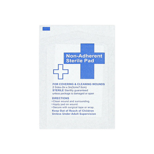 Compresses absorbantes antiadhésives 5x7,5 cm pour la couverture des plaies, pansement médical - Product Image 4