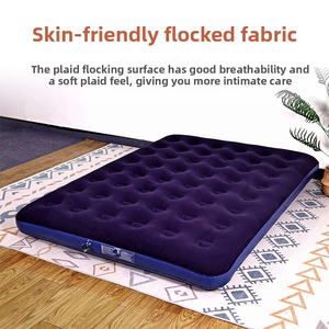 <span class=keywords><strong>Matelas</strong></span> <span class=keywords><strong>gonflable</strong></span> portable simple ou double, épaissi, <span class=keywords><strong>pour</strong></span> camping en extérieur, avec <span class=keywords><strong>tapis</strong></span> <span class=keywords><strong>de</strong></span> <span class=keywords><strong>sol</strong></span> <span class=keywords><strong>pour</strong></span> personne paresseuse - Product Image 2