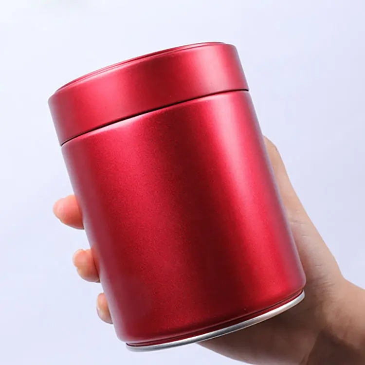 Роскошная 4-цветная Легко открывающаяся крышка, герметичная коробка для хранения чая и сахара, жестяные банки для кофе