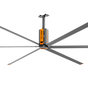 RTFANS Industrial HVLS Ceiling <b>Fan</b>, 24ft / 20ft 18ft Large <b>Fan</b> 6 PCS Aluminum Blades Warehouse Cooling Size Options 5.5 /6.1 / 7 - Product Image 1