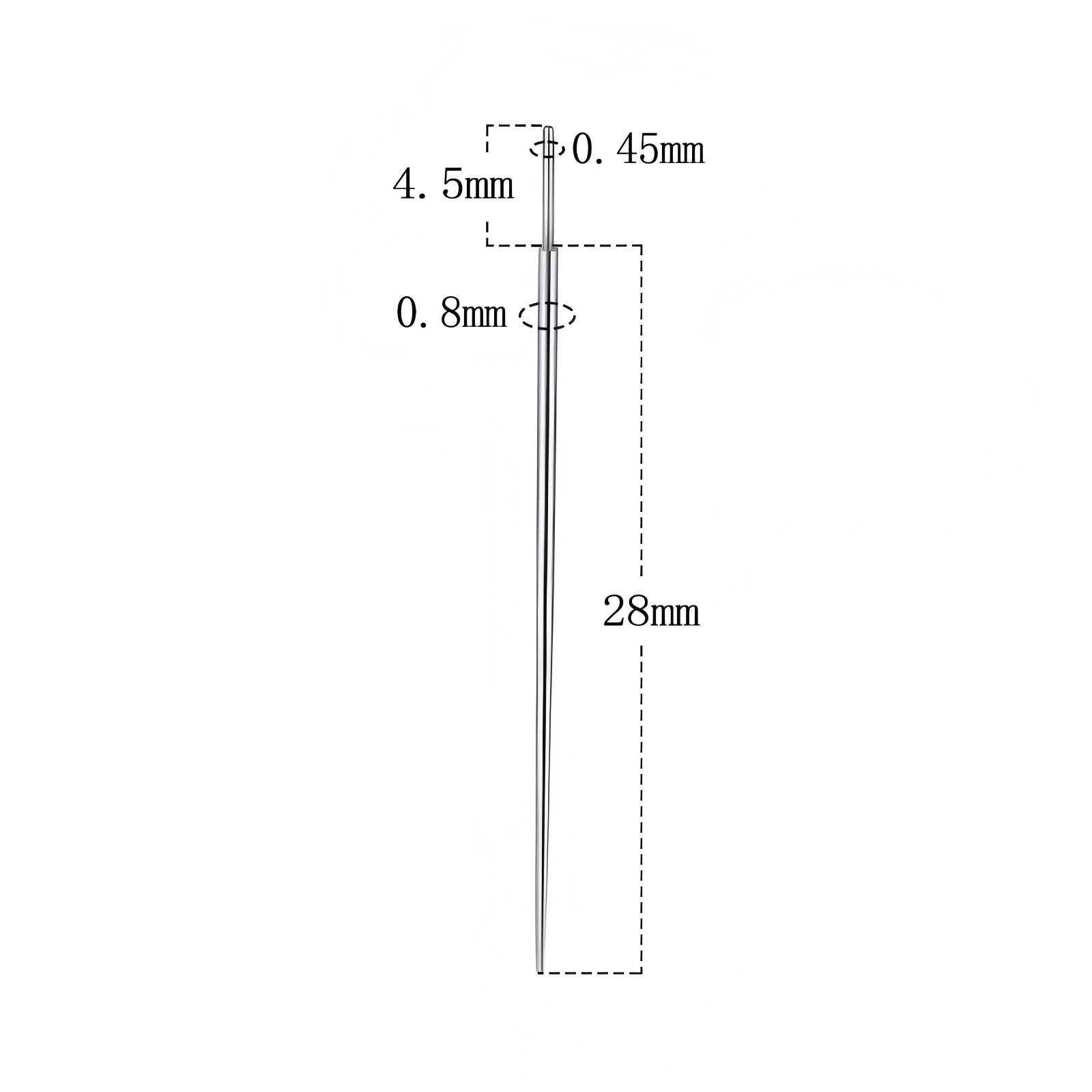 Diámetro del alambre 0,8 compatible con accesorios de clavijas 20G