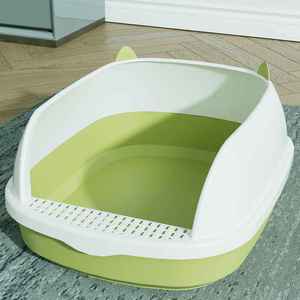 <b>Large</b> Fully Enclosed <b>Cat</b> <b>Litter</b> <b>Box</b> Removable Raised Toilet Anti-Splash Flip Design Easy Clean for <b>Cat</b> <b>Litter</b> Cleaning Factory - Product Image 2