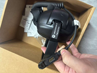 Headset Motorola PMLN6763A Heavy Duty Peredam Kebisingan Over-the-Ear dengan Mikrofon XPR3300E XPR3500E DP2400E DEP550E DP2600E