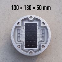 Marqueur de trottoir solaire LED réfléchissant IP68 à six LED haute luminosité pour la sécurité – Fournisseur d'usine
