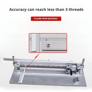 Machine semi-automatique manuelle à rainurer en V pour la fabrication d'échantillons, avec lames en acier, pour couper le carton, le carton gris et le papier, idéale pour la <span class=keywords><strong>reliure</strong></span> - Product Image 4