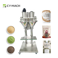 Machine de remplissage de thé au café semi-automatique 3-en-1 4000BPH flacon de poudre dosant les composants PLC Machine d'emballage manuelle de poudre