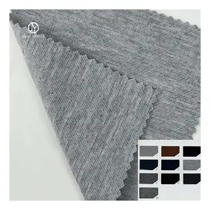 Guangzhou Fashion 280g dyed Roman fabric gray knitted 65 rayon 30 polyester 5 spandex Pique Fabric for italian
