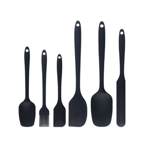 Ensemble de spatules à crème en silicone avec pinceau à huile, lavable au lave-vaisselle et durable, outils de pâtisserie et de boulangerie pour les boulangers amateurs - Product Image 6