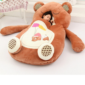 HY Lit <span class=keywords><strong>paresseux</strong></span> géant pour adultes, motif animaux mignons (ours, grenouille, chat), lit-canapé, sac de couchage, tapis, jouets en peluche géants - Product Image 5
