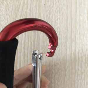 Özel büyük d şekilli metal alüminyum köpük alışveriş arabası mumya yapış karabina kanca klip - Product Image 5