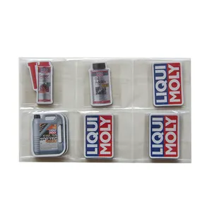 Tùy Chỉnh PVC Nam Châm Tủ Lạnh Hình Vuông Đầy Đủ Màu Sắc In Ấn Epoxy Sticker Tủ Lạnh Nam Châm