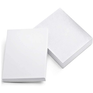 FREE SAMPLE Cotton Filled Jewelry Gift Boxes Kraft Cardboard Boxes Gift Box for Necklace Jewelry