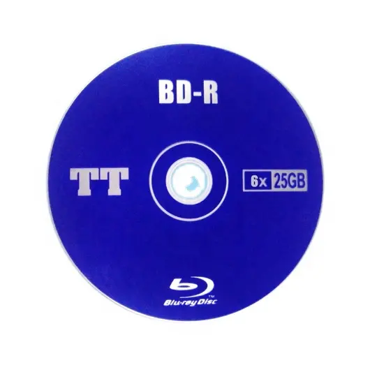 Disco blu-ray de 25GB BD-R, 25go, para duplicar películas y juegos en 3D