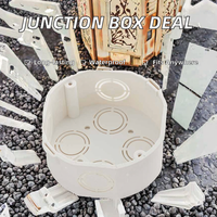 Boîtier de jonction extérieur en plastique PP, prix usine, connecteur de câbles, boîtier pour électronique et instruments, blanc