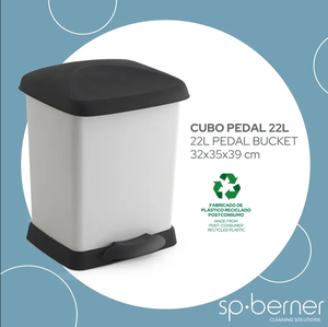 Cestino per Rifiuti Domestici da 22L con Apertura Senza Mani e Design Compatto - Product Image 3