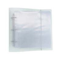 Classeur à anneaux en plastique Pp 2/3/4 classeur de taille A4/a5/a6/b5 classeur de Slogan de couverture PP avec Slogan Kpop manchon de 30/ 50/70 feuilles