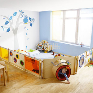Panneaux de séparation de salle de classe en bois moderne Moetry pour l'école Montessori Maternelle Garderie Enfants - Product Image 2