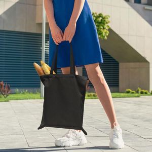 Eco-Friendly Cotton <b>Canvas</b> <b>Tote</b> Bags with Rope Handles Custom Printed Sublimation Blanks Fashion Style for Wholesale - Product Image 3