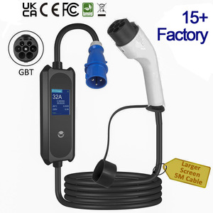Chargeur <span class=keywords><strong>de</strong></span> <span class=keywords><strong>voiture</strong></span> <span class=keywords><strong>électrique</strong></span> portable GBT, bleu, prise CEE, 7 kW, 5 m, plug-and-play, 32 A, chargeur rapide pour véhicules <span class=keywords><strong>électrique</strong></span>s, BYD, IP55, résistant aux intempéries, maison intelligente - Product Image 1