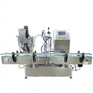 Machines de remplissage automatiques électriques à commande PLC de haute précision pour confitures et crèmes, pour bouteilles et sachets en plastique/verre/métal, produits chimiques - Product Image 1
